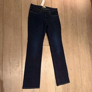 Eileen Fisher Organic Cotton Strait Jeans with Rivets